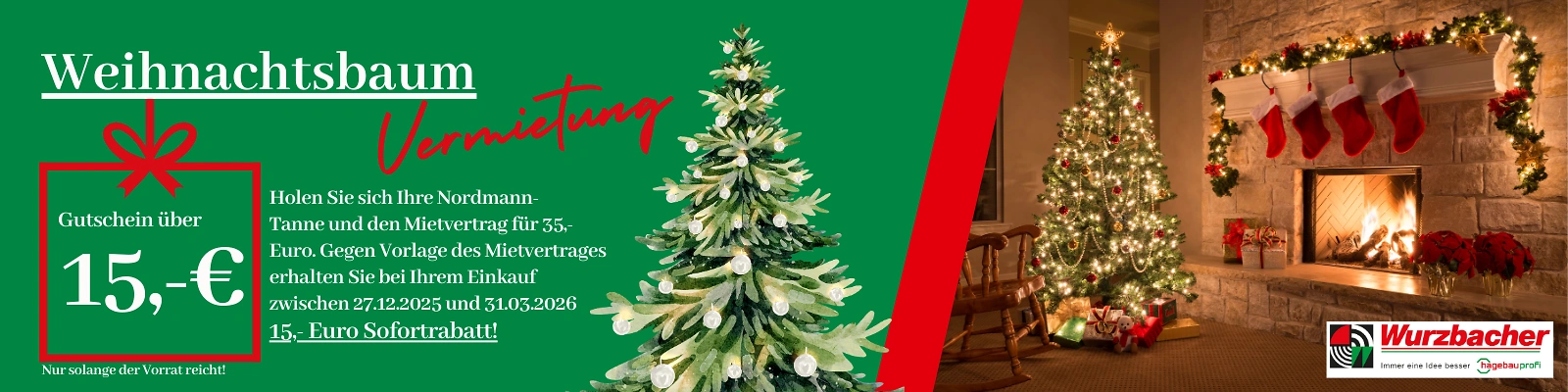 Weihnachtsbaumverleih Hero XL 1600x400