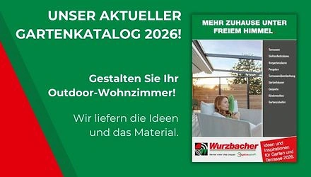 Diese Bild zeigt den Wurzbacher Gartenkatalog 2026.