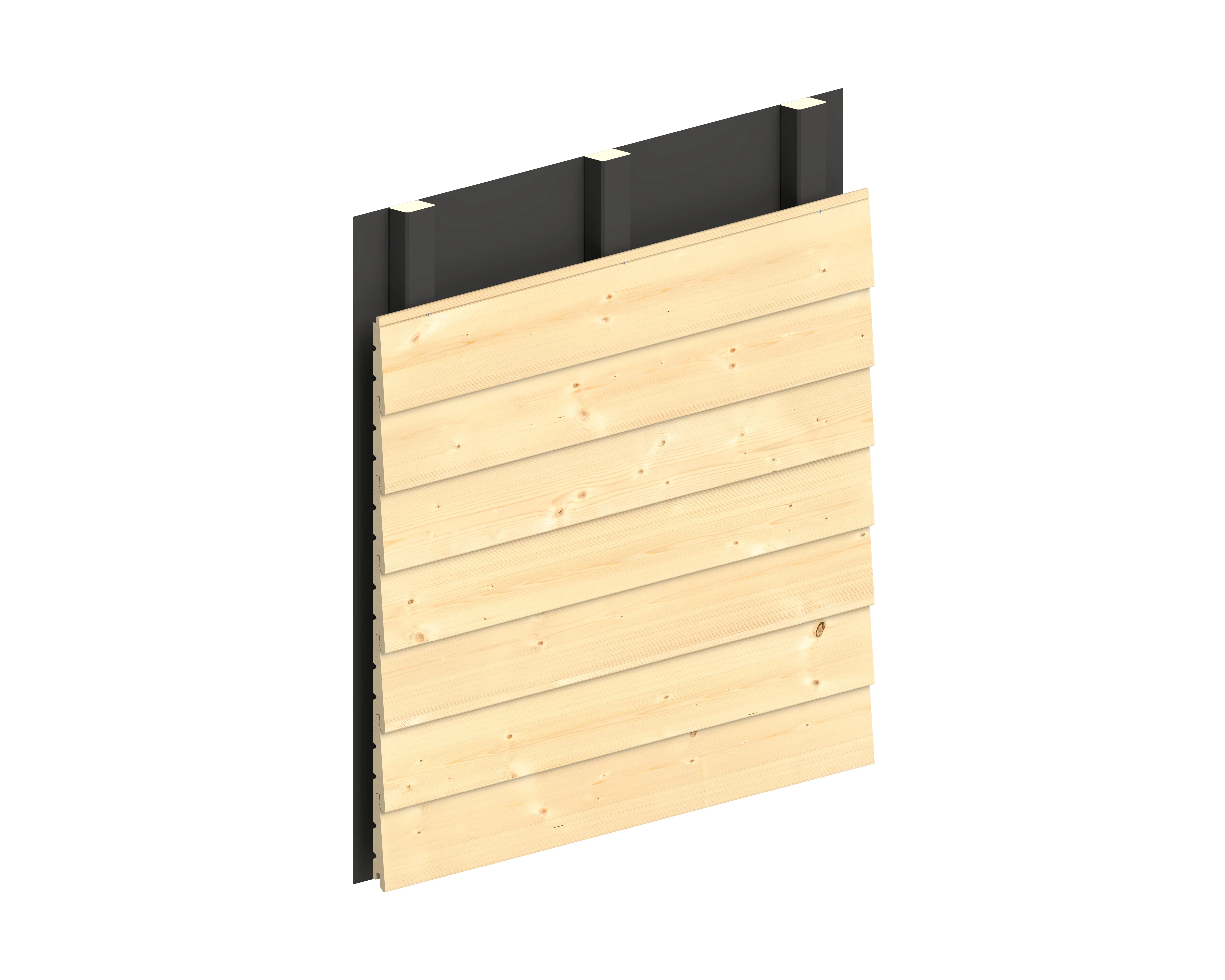 26x146mm Fichte-Cono Fassadenprofil