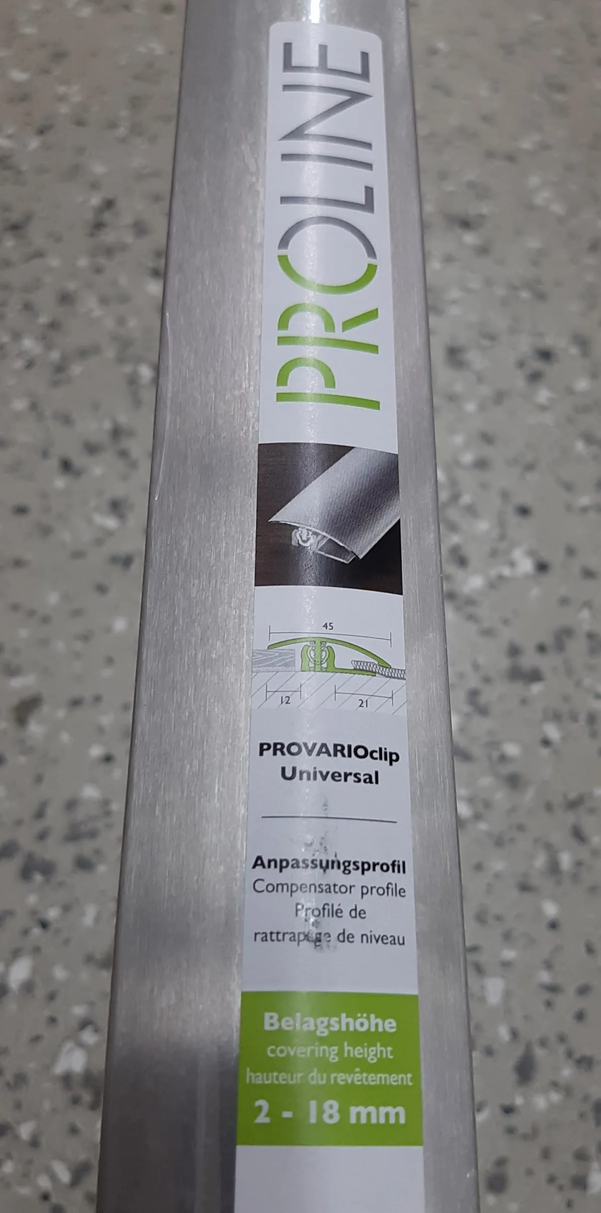 Provario Anpassungsprofil Edelstahl V2A