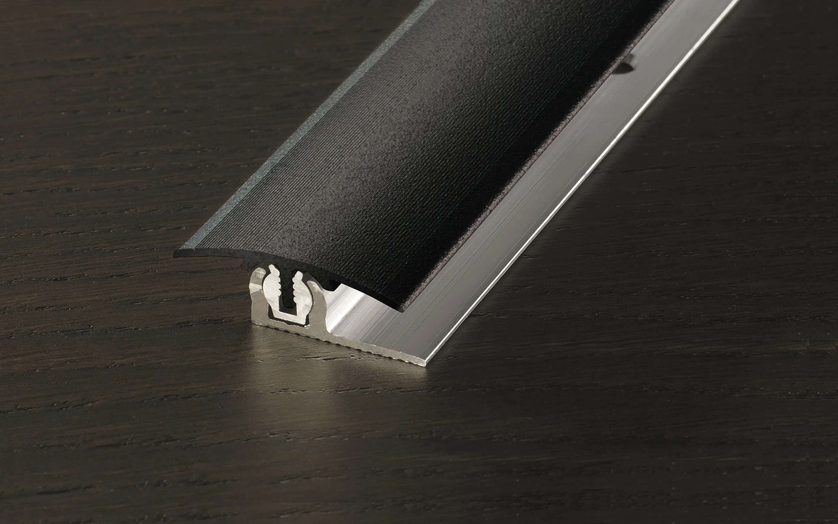 Provario &Uuml;bergangsprofil Schwarz Matt