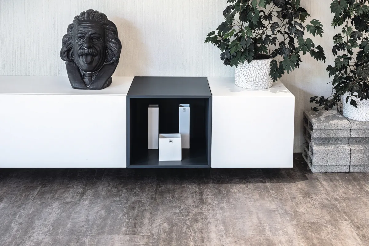 19mm Dekor-MDF-Verbundpl. Crystal White