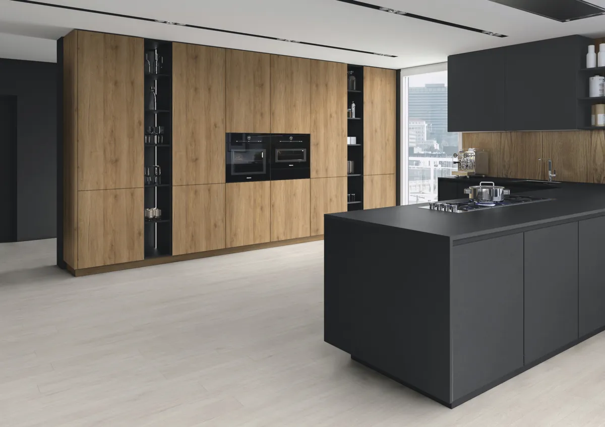 19mm Dekorspanpl. Graphite Grey