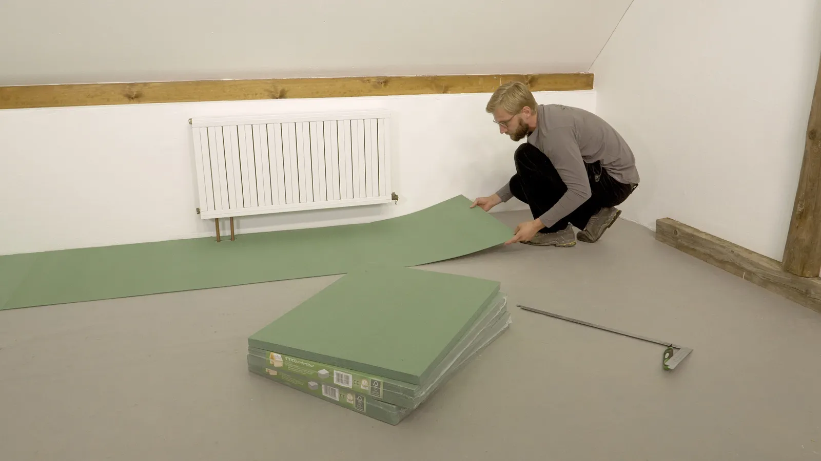 4mm Steico EcoSilent  "Gr&uuml;n"    79x59cm