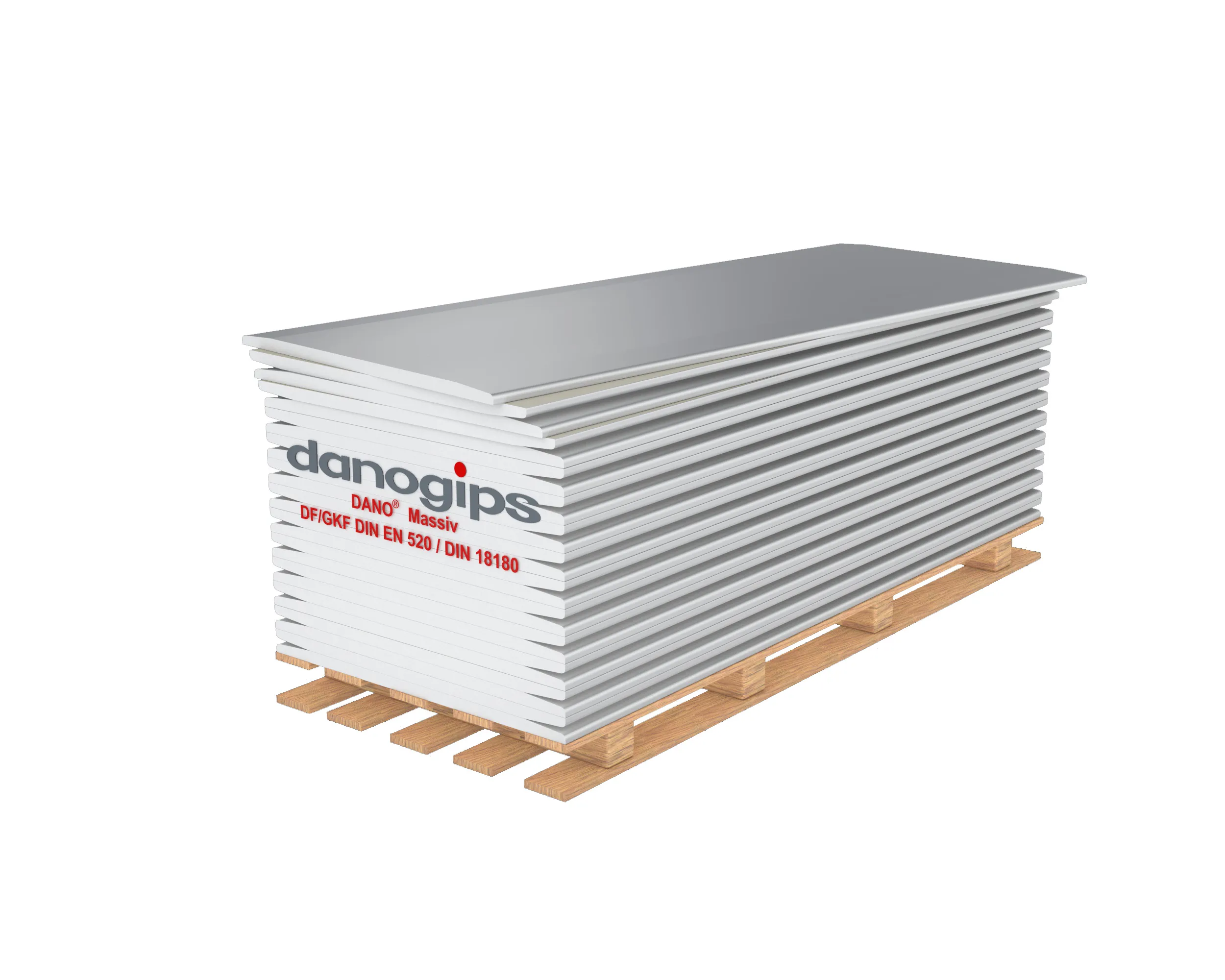 20mm Gips-Massivbauplatte GKF 200x62,5cm