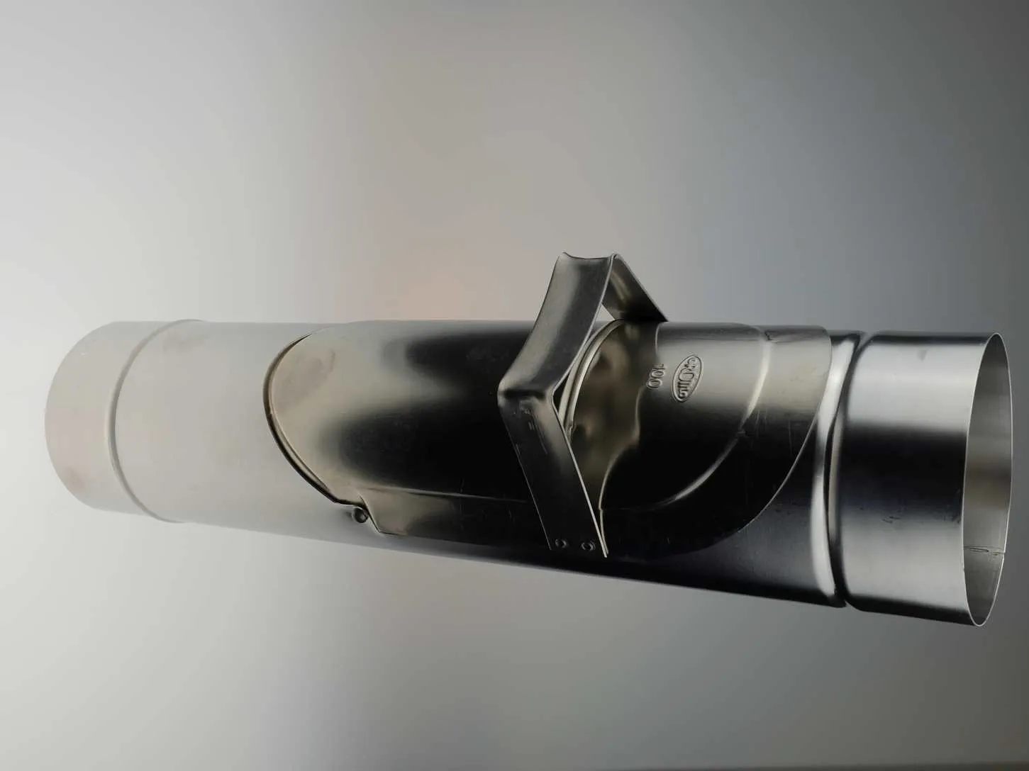 Alu Dachrinnen-Regenwasserklappe 80mm