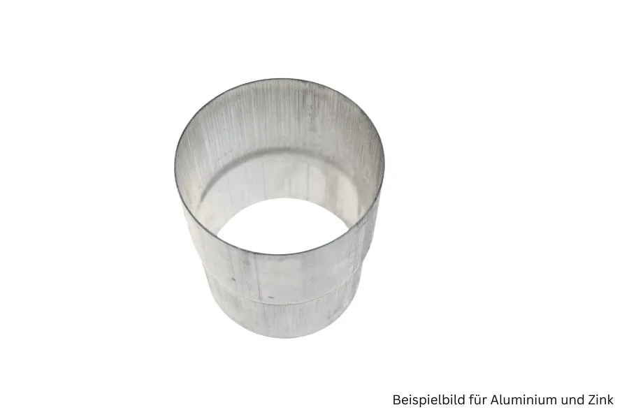 Alu Fallrohr-Verbindungsmuffe