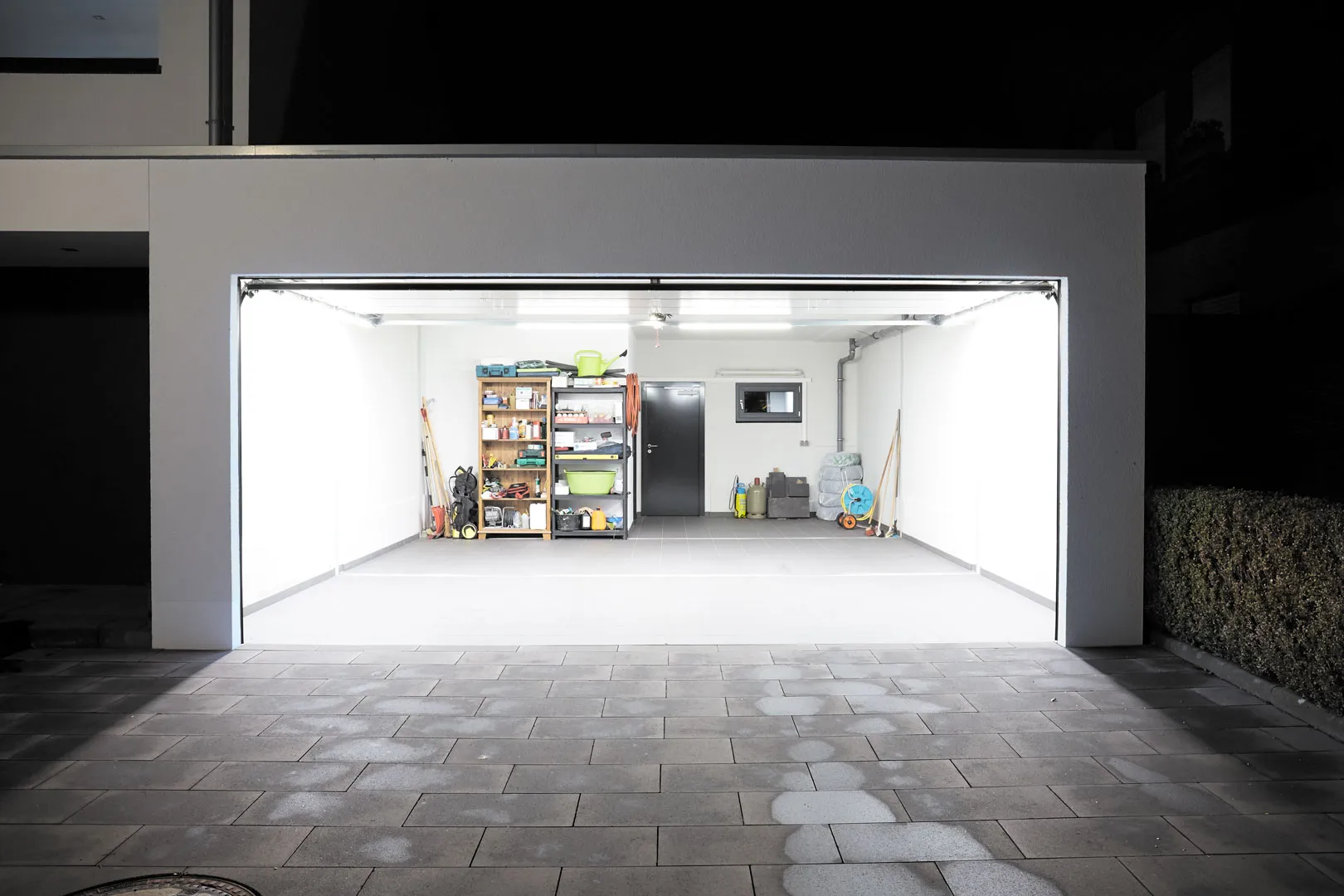 LED-Stripes Komplettset Garagenbeleucht.