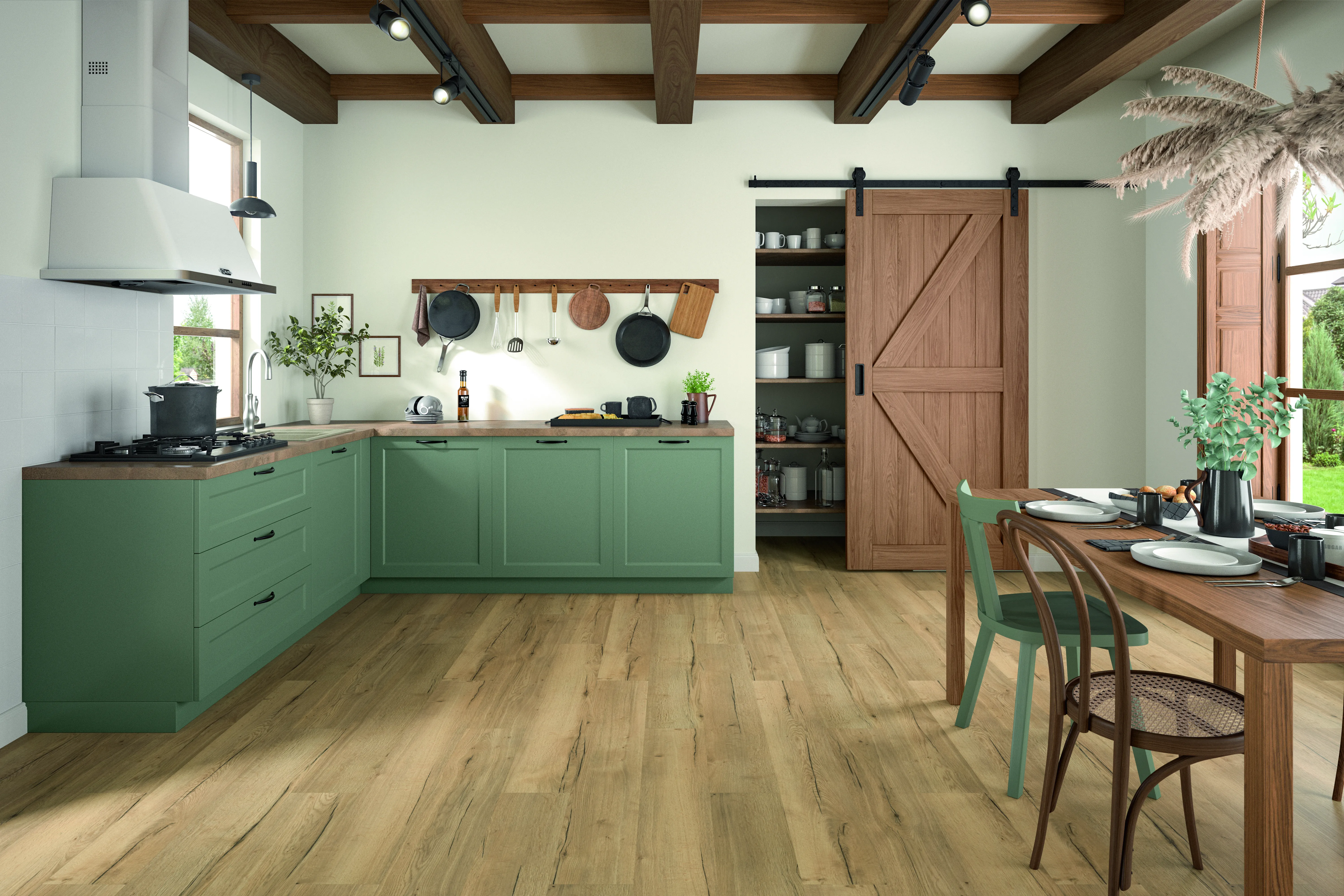 Halifax Eiche natur, Clic it!, 4V, Aqua