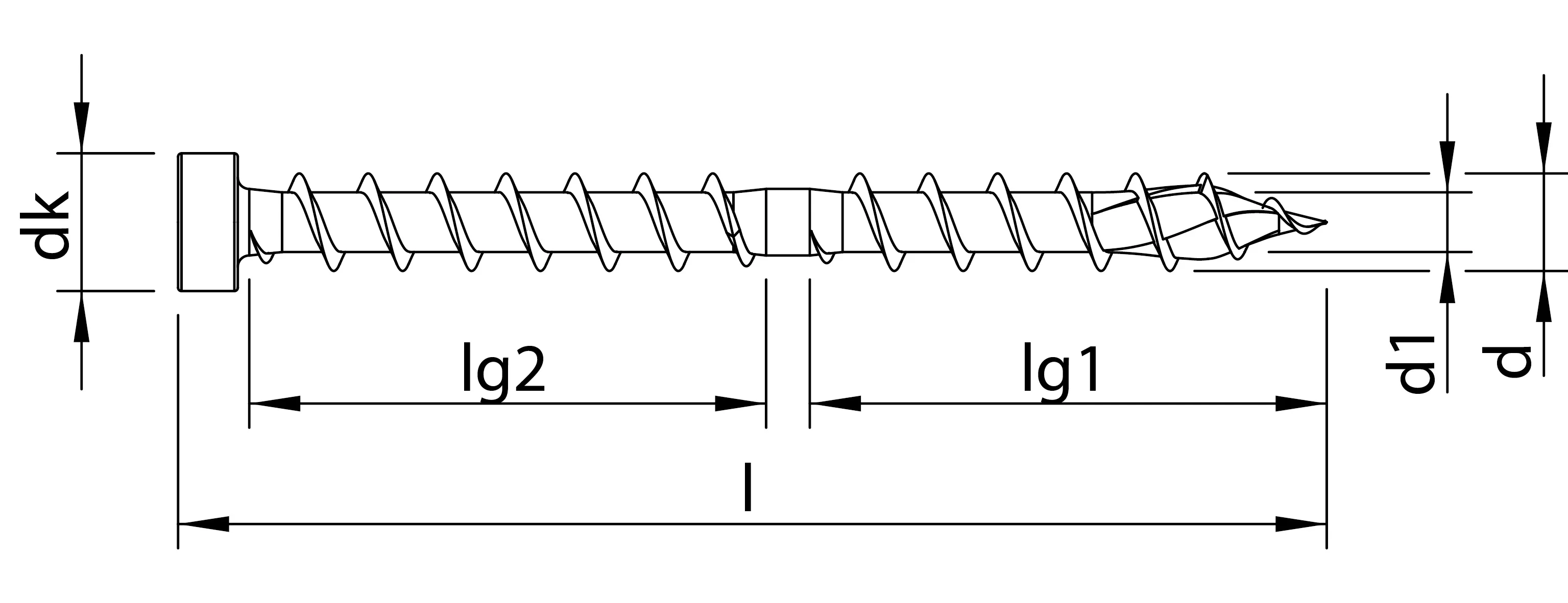 8,5x190mm HECO-TOPIX-plus CC TX40 100St.