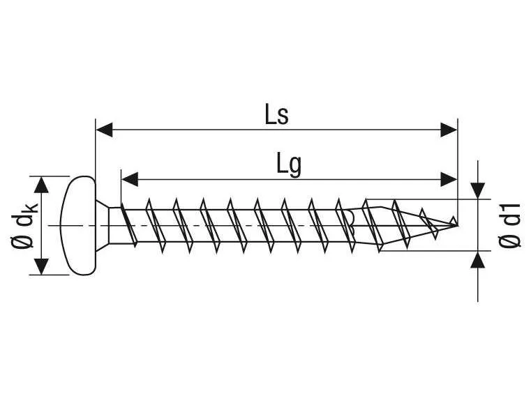 3x16mm Spax-Wirox-Pan-Head VG    200 St.