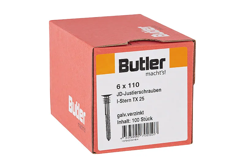 6x110mm Justierschrauben         100 St.