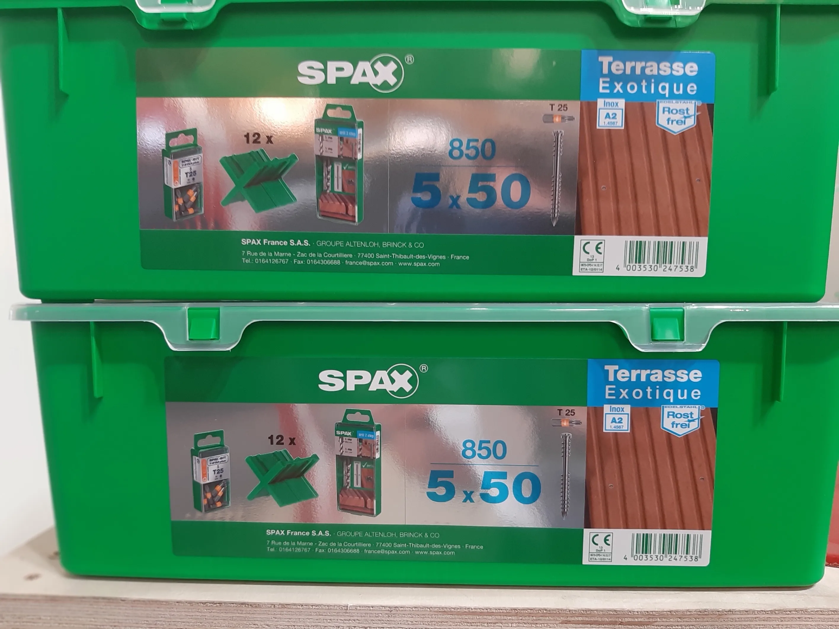 5x50mm Spax D Greenbox-Terrasse       SP