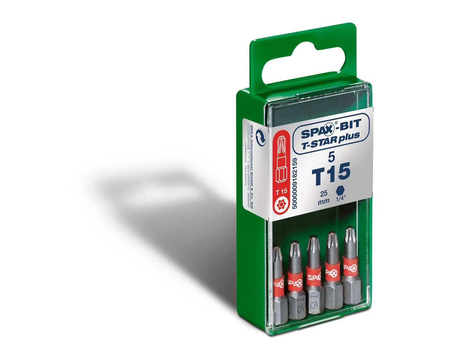 Spax-Bit Torx 15, 25mm lang,Pack &aacute; 5 St.