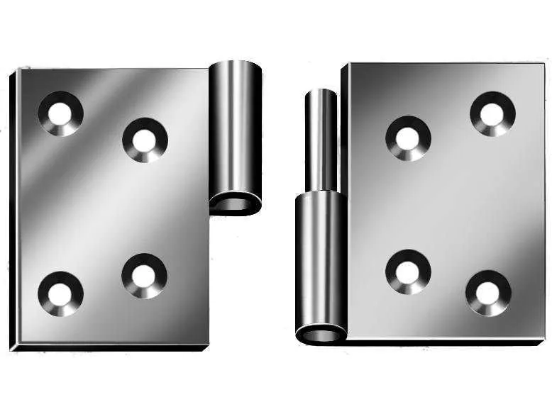 Ausheberscharnier gerollt R 70x100mm
