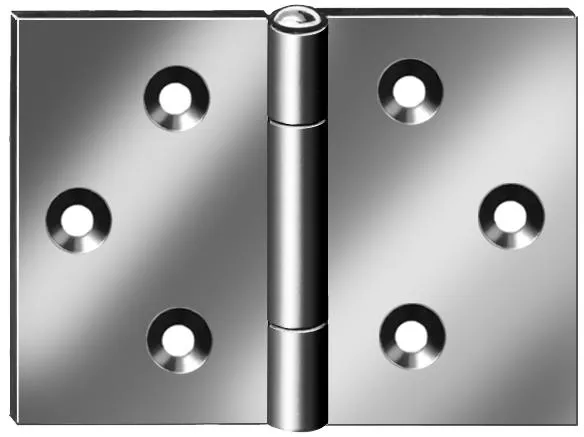 Scharnier gerollt breit 50x75mm