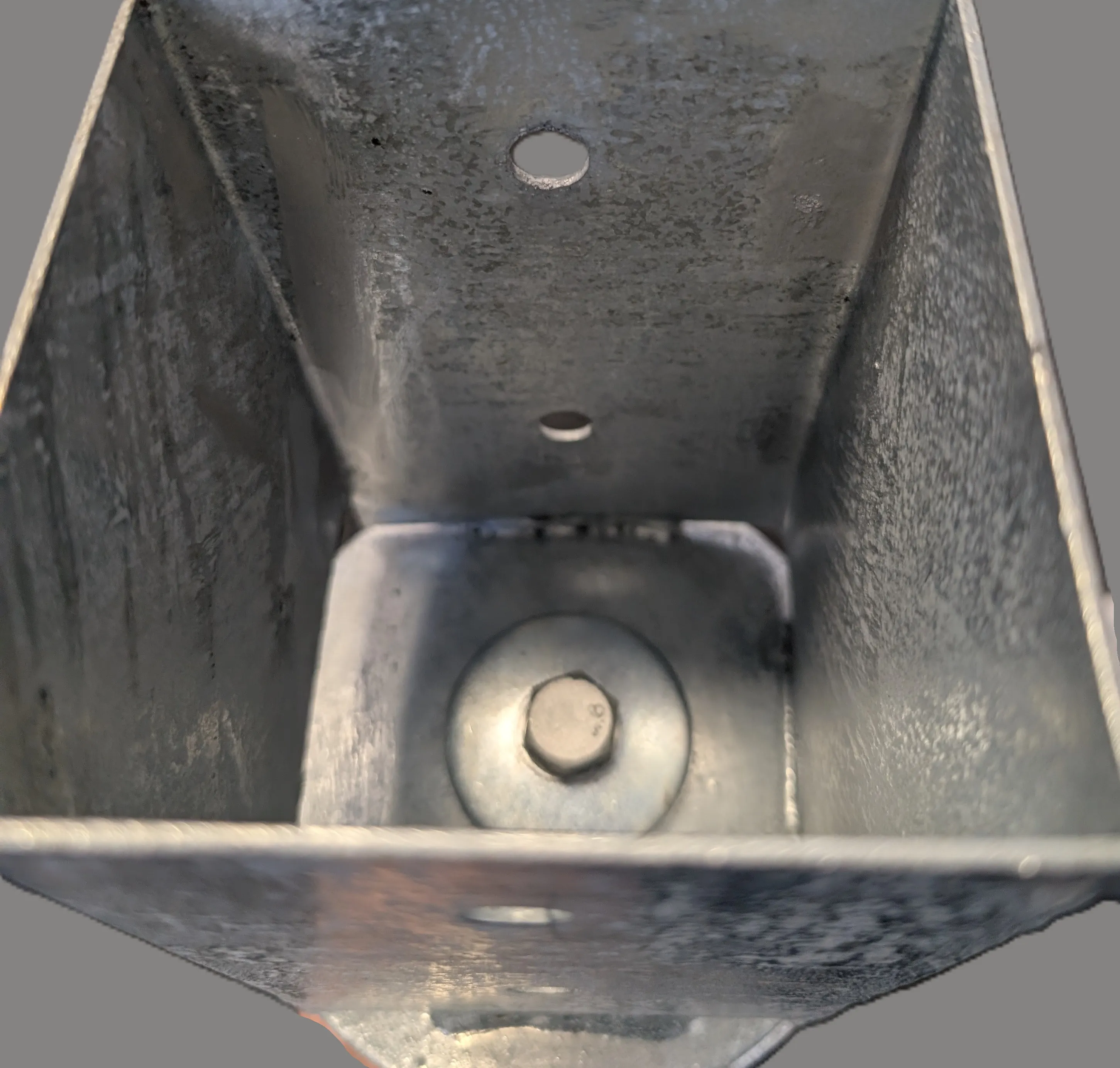 Pfahlst&uuml;tze verstellbar 90x90x750mm