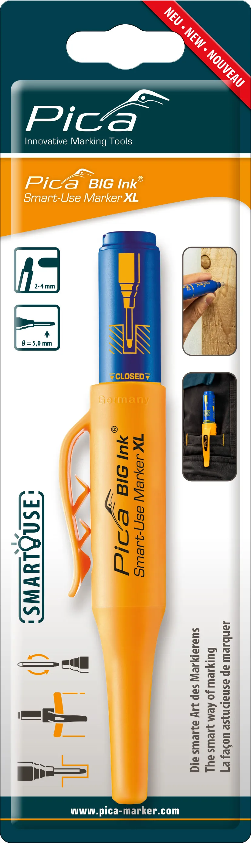 Pica Big Ink Marker Blue