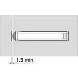 Tip-On Adapterplatte f.T&uuml;ren,Langversion