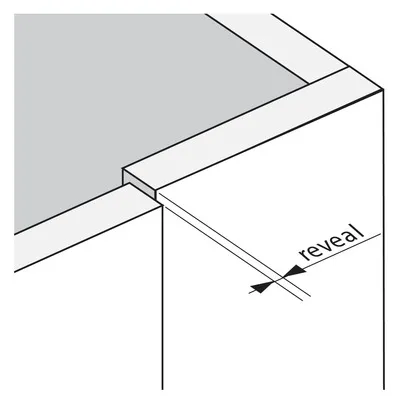 Clip Top 95 Grad Stollenscharnier