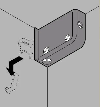 Schrankaufh&auml;nger Wei&szlig;, Rechts