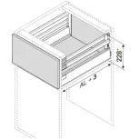 TBX Korpusschiene 450mm