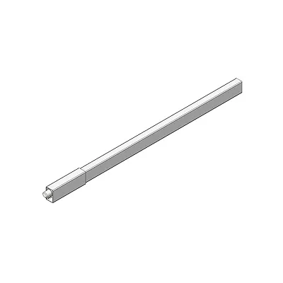 TBX Antaro L&auml;ngsrelingset 450mm,RAL 9006