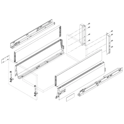 TBX Holzr&uuml;ckwandhalter H&ouml;he D