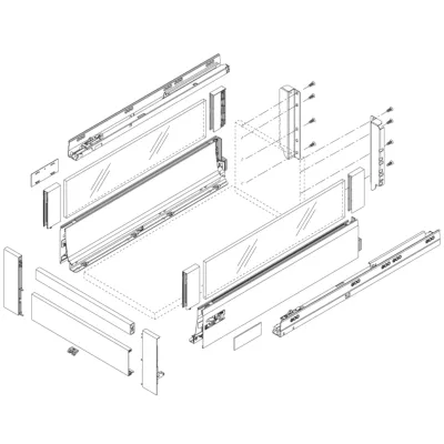 TBX Holzr&uuml;ckwandhalter H&ouml;he D