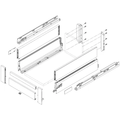 TBX Holzr&uuml;ckwandhalter H&ouml;he D
