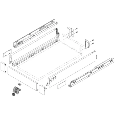 TBX Holzr&uuml;ckwandhalter H&ouml;he M