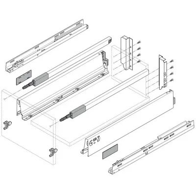 TBX Frontbefestigung zum Anschrauben