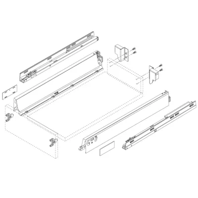 TBX Frontbefestigung zum Anschrauben