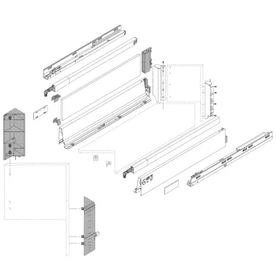 TBX Halteteile-Set f&uuml;r 8mm Platten    SP