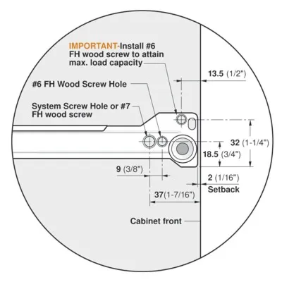 Rollschubf&uuml;hr. Teilauszug 550mm/25kg  SP