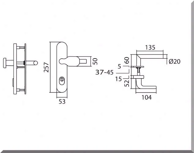 GE-Form Schutzgrt. ES1-L-ZA 72mm