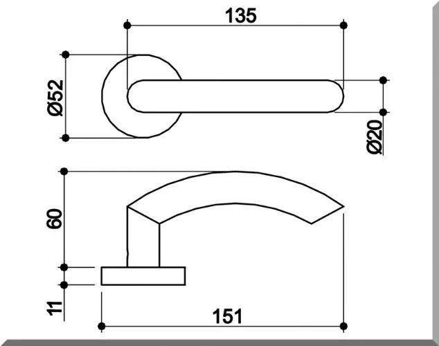 C-Form - PZ, Edelstahl matt
