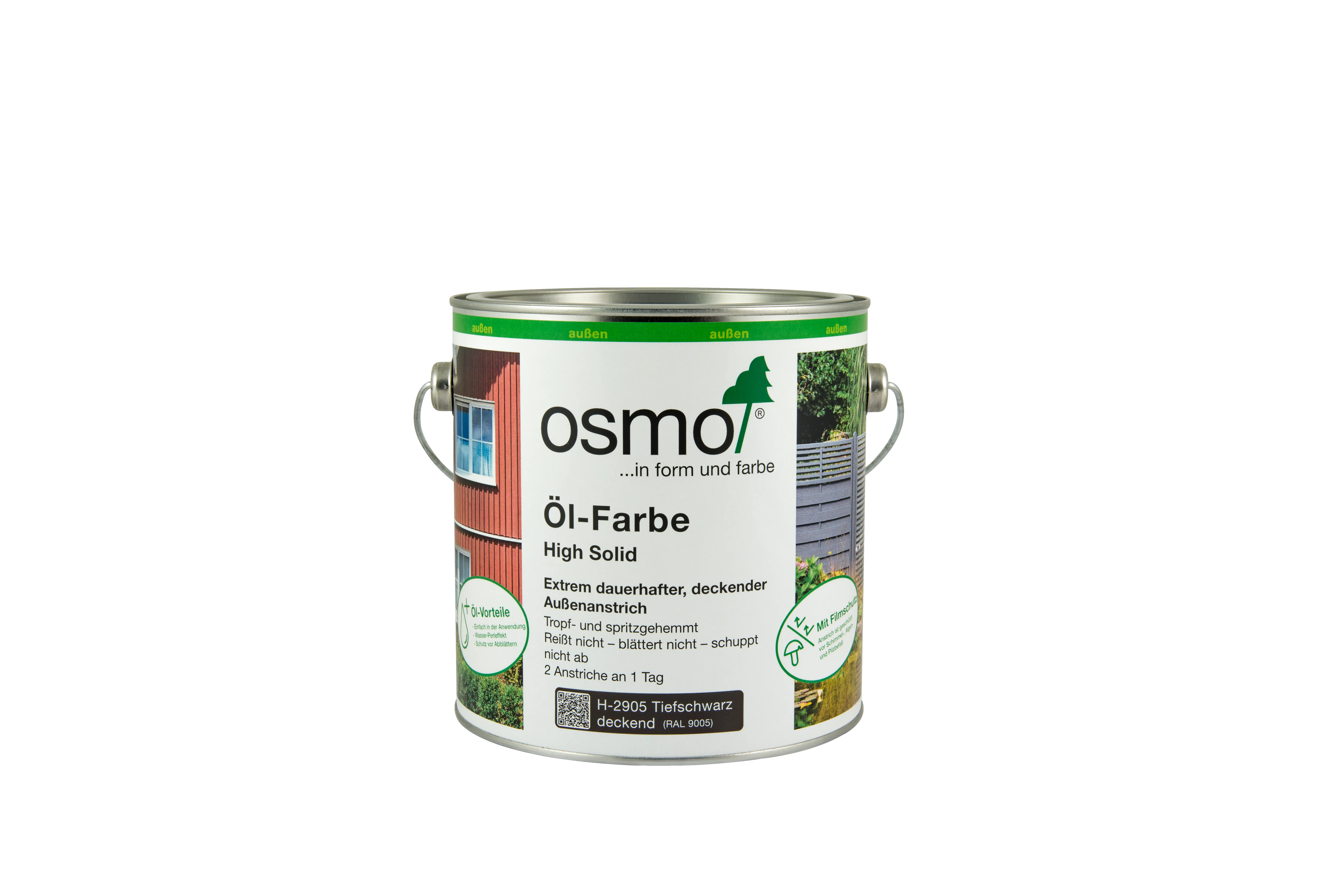Osmo &Ouml;l-Farbe Anthrazitgrau   2,50 Liter
