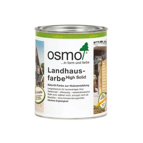 Osmo-Landhausfarbe Karminrot 0,75 Liter