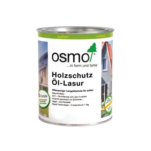 Osmo-Holzschutz &Ouml;l-Lasur Patina 0,75 L.