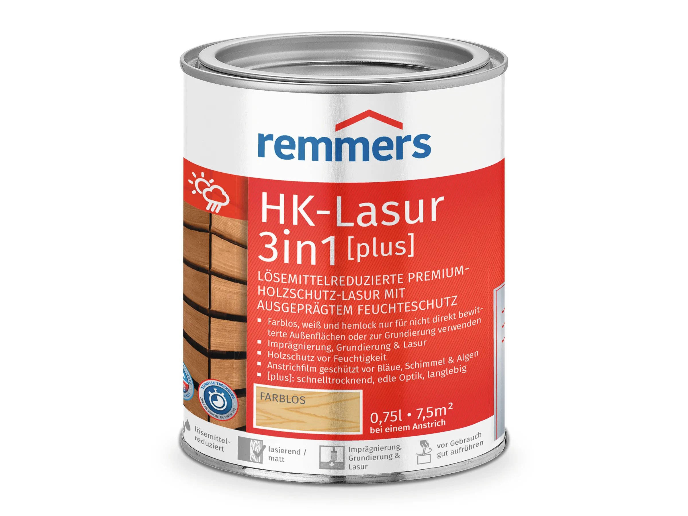 Remmers HK-Lasur 3in1 Plus Farblos